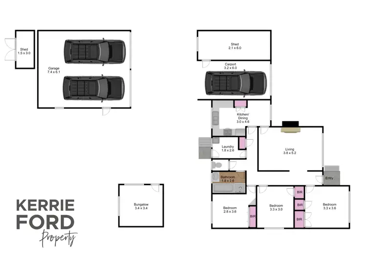 Floorplan of Homely house listing, 43 Gilmour Street, Traralgon VIC 3844