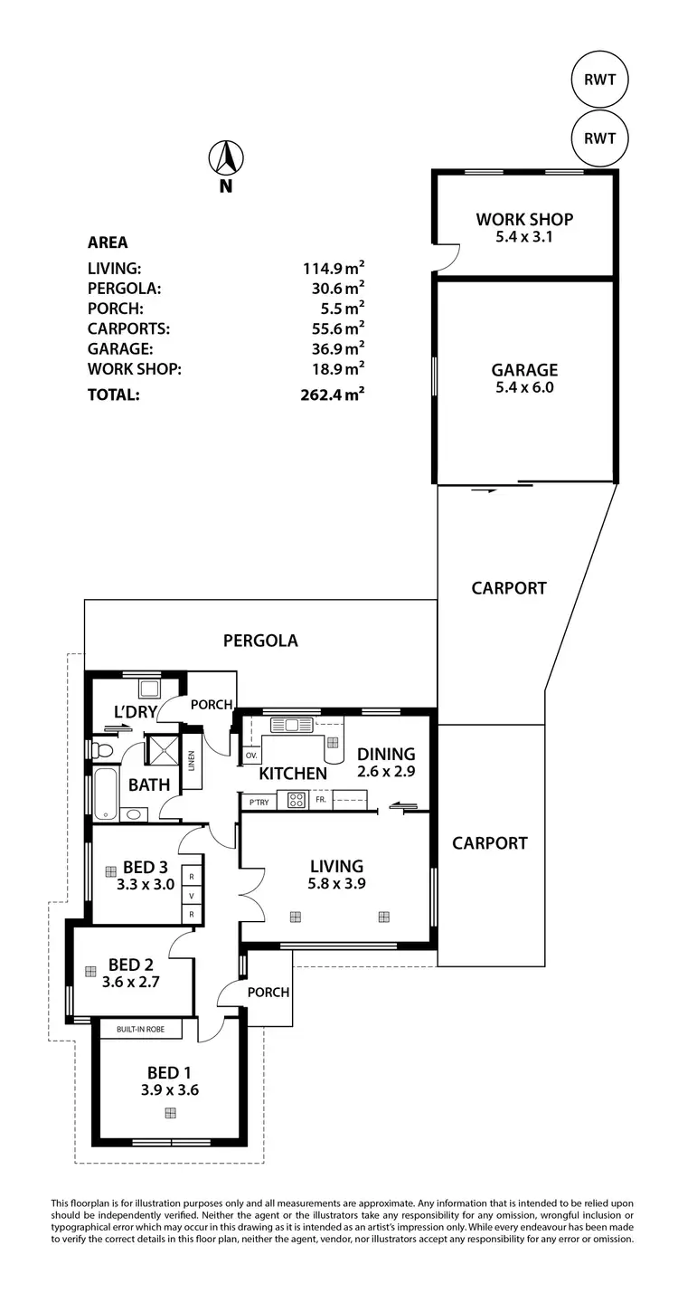 Floorplan of Homely house listing, 37 Kumnick Street, Lobethal SA 5241
