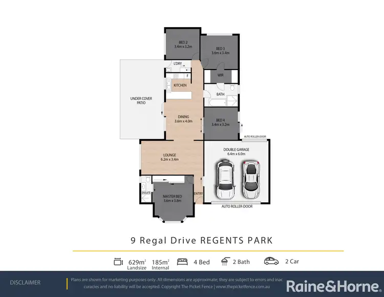 Floorplan of Homely house listing, 9 Regal Drive, Regents Park QLD 4118