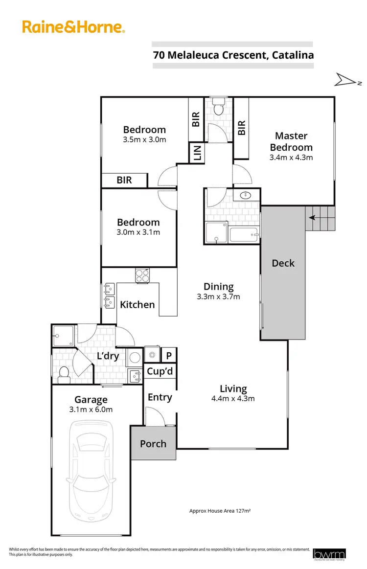 Floorplan of Homely house listing, 70 Melaleuca Crescent, Catalina NSW 2536