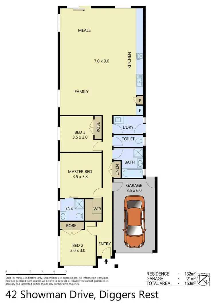 Floorplan of Homely house listing, 42 Showman Drive, Diggers Rest VIC 3427