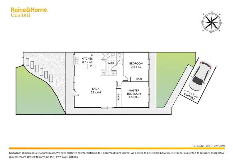 Floorplan of Homely villa listing, 7/10 Albert Street, Ourimbah NSW 2258