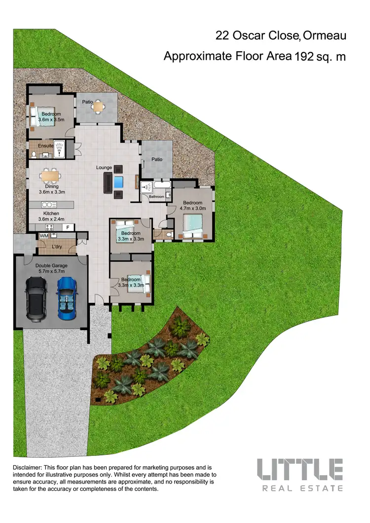 Floorplan of Homely house listing, 22 Oscar Close, Ormeau QLD 4208