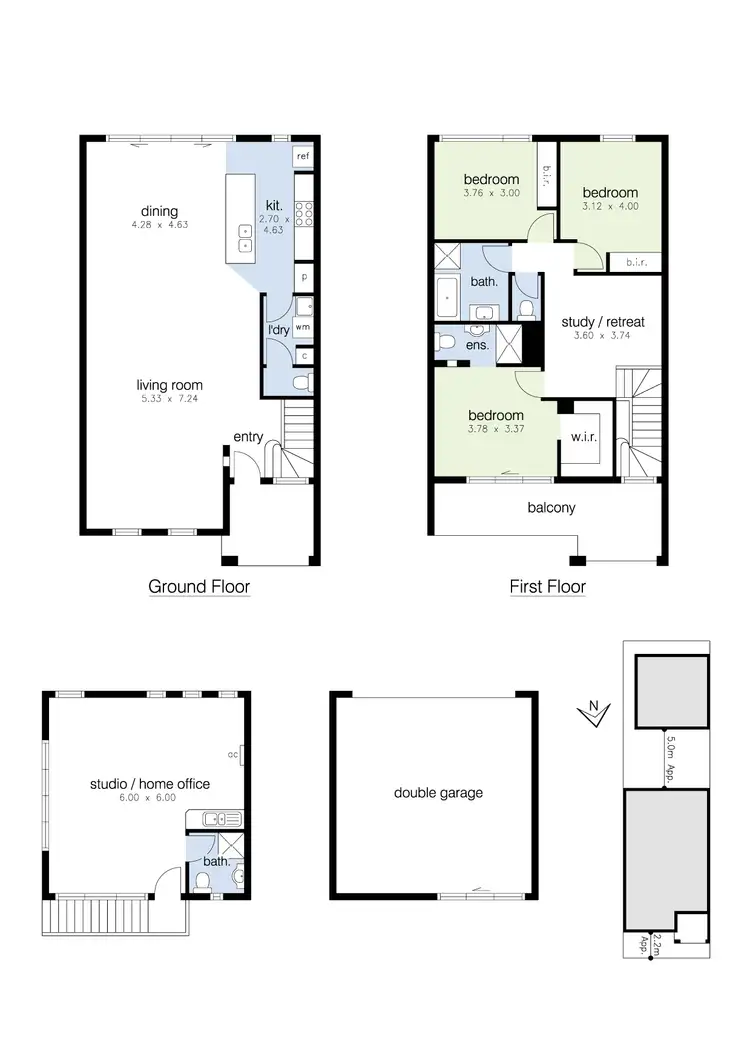 Floorplan of Homely house listing, 7 Raven Lane, Maribyrnong VIC 3032
