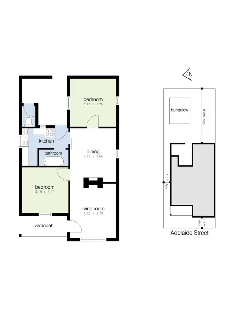 Floorplan of Homely house listing, 77 Adelaide Street, Footscray VIC 3011