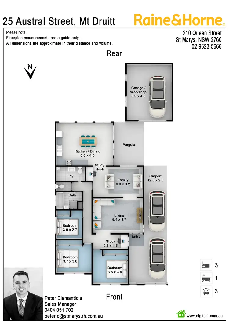 Floorplan of Homely house listing, 25 Austral Street, Mount Druitt NSW 2770