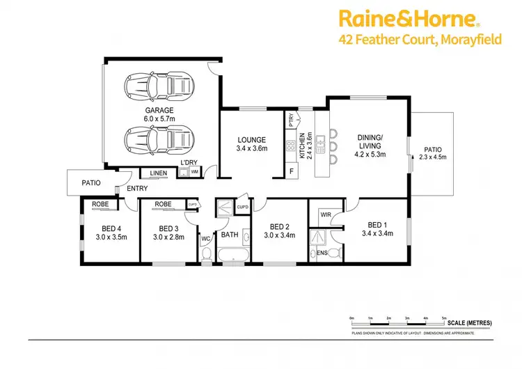 Floorplan of Homely house listing, 42 Feather Court, Morayfield QLD 4506