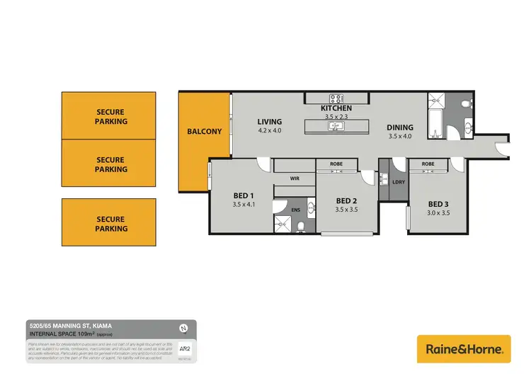 Floorplan of Homely apartment listing, 5205/65 Manning Street, Kiama NSW 2533