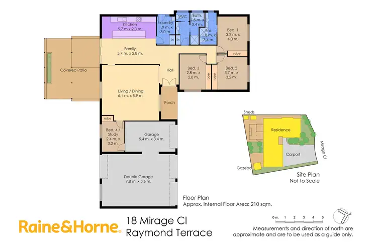 Floorplan of Homely house listing, 18 Mirage Close, Raymond Terrace NSW 2324