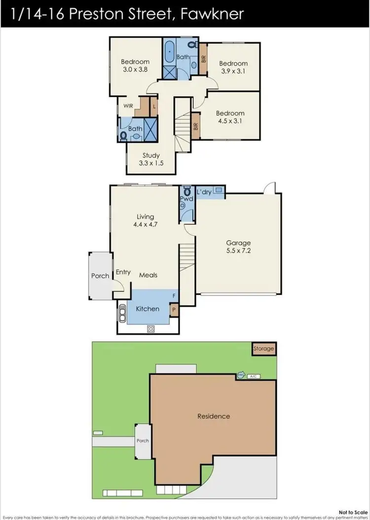 Floorplan of Homely house listing, 1/14 - 16 Preston Street, Fawkner VIC 3060