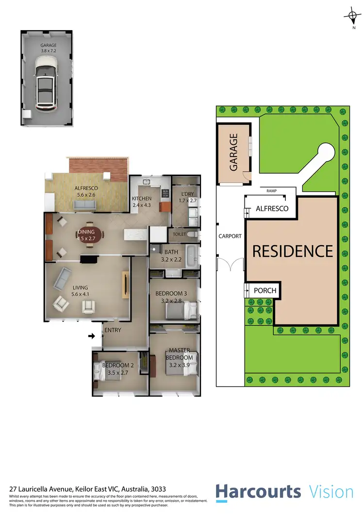 Floorplan of Homely house listing, 27 Lauricella Ave, Keilor East VIC 3033