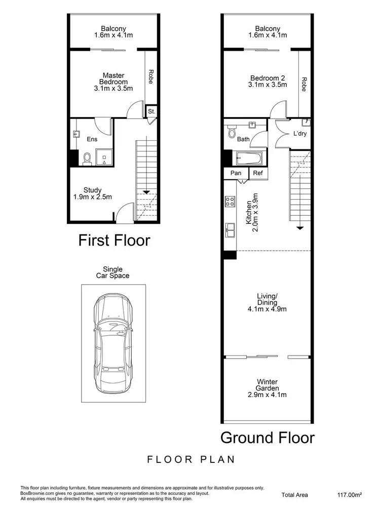 Floorplan of Homely apartment listing, 636/221-229 Sydney Park Road, Erskineville NSW 2043