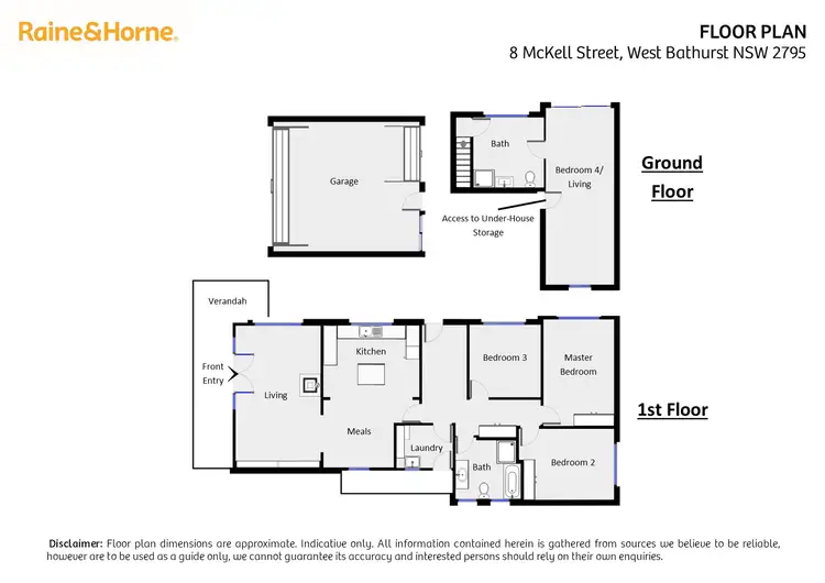 Floorplan of Homely house listing, 8 McKell Street, West Bathurst NSW 2795