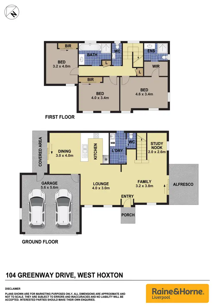 Floorplan of Homely house listing, 104 Greenway Drive, West Hoxton NSW 2171