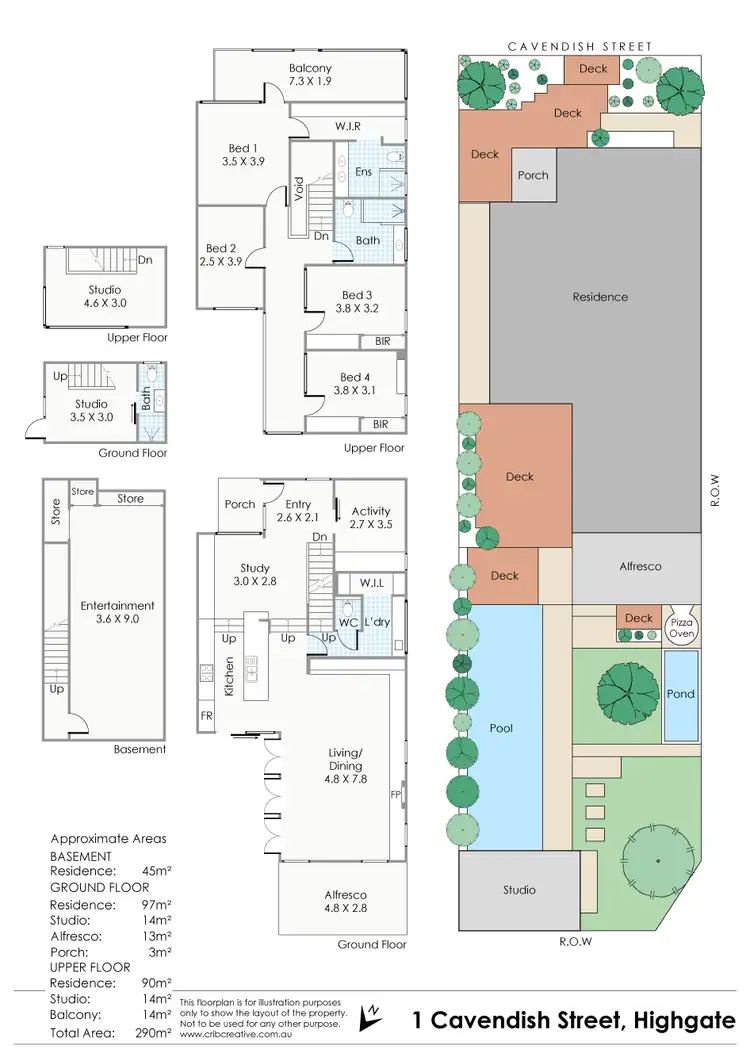 Floorplan of Homely house listing, 1 Cavendish Street, Highgate WA 6003