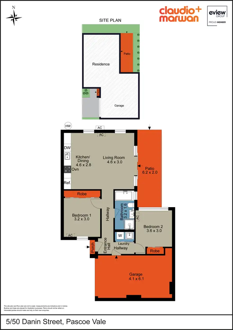 Floorplan of Homely unit listing, 5/50 Danin Street, Pascoe Vale VIC 3044