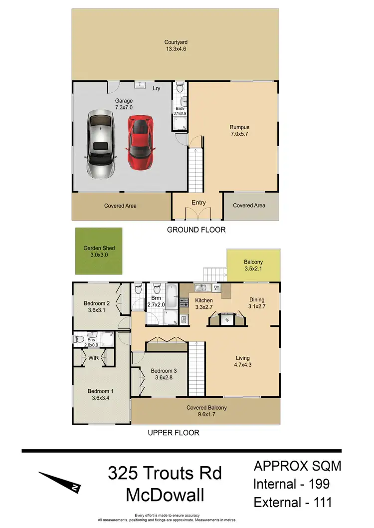 Floorplan of Homely house listing, 325 Trouts Road, Mcdowall QLD 4053