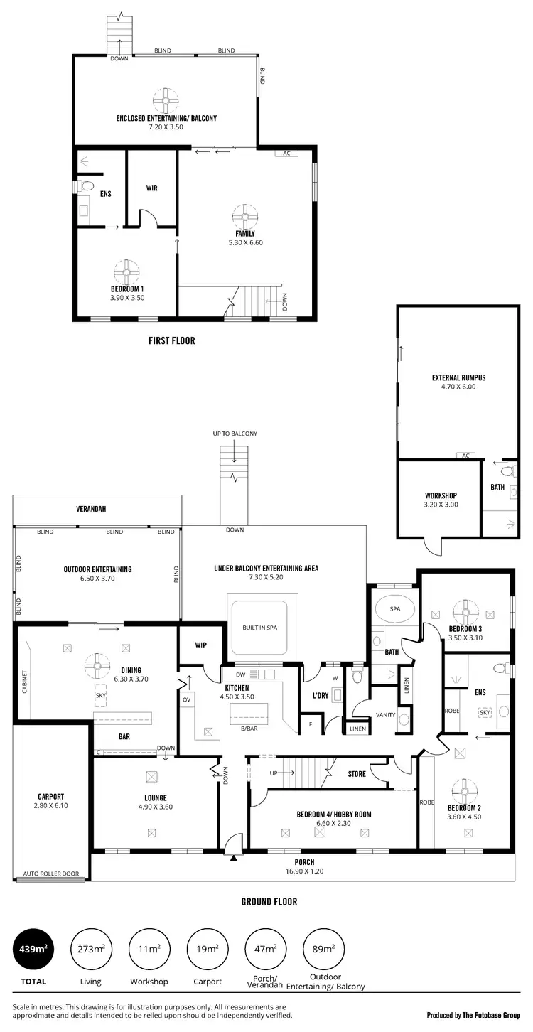 Floorplan of Homely house listing, 42 Caswell Drive, Hallett Cove SA 5158