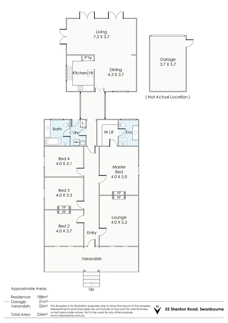Floorplan of Homely house listing, 52 Shenton Road, Swanbourne WA 6010