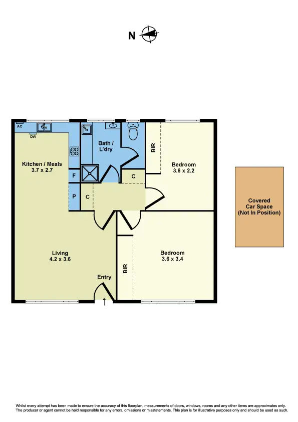 Floorplan of Homely unit listing, 5/205 Mason Street, Newport VIC 3015