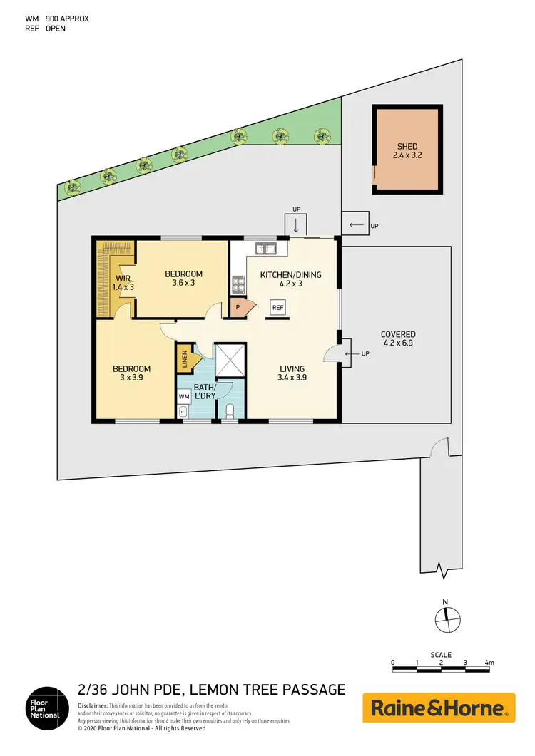 Floorplan of Homely house listing, 2/36 John Parade, Lemon Tree Passage NSW 2319