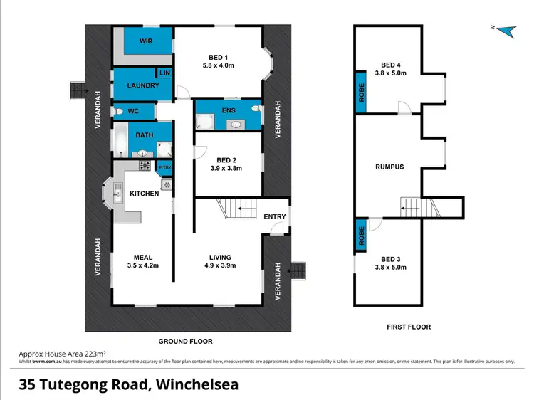Floorplan of Homely house listing, 35 Tutegong Road, Winchelsea VIC 3241