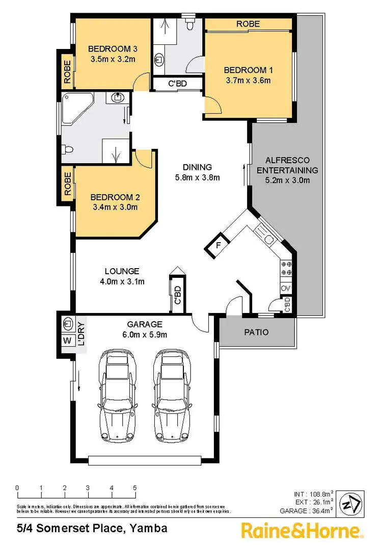 Floorplan of Homely house listing, 5/4 Somerset Place, Yamba NSW 2464