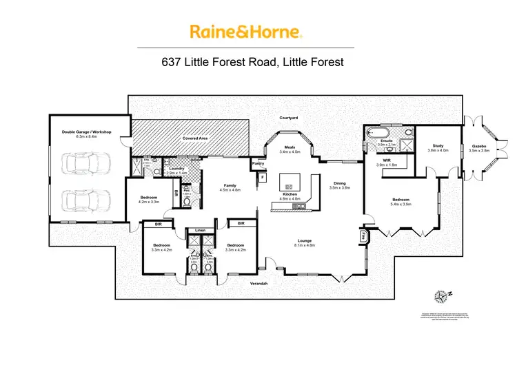 Floorplan of Homely rural property listing, 637 Little Forest Road (Little Forest), Milton NSW 2538