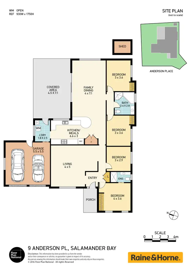 Floorplan of Homely house listing, 9 Anderson Place, Salamander Bay NSW 2317