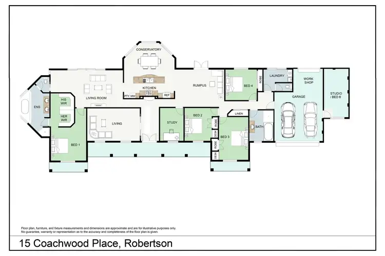 Floorplan of Homely house listing, 15 Coachwood Place, Robertson NSW 2577
