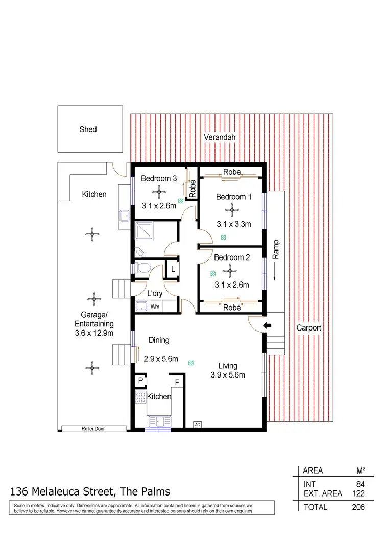 Floorplan of Homely house listing, 136/61 Supple Road, Waterloo Corner SA 5110
