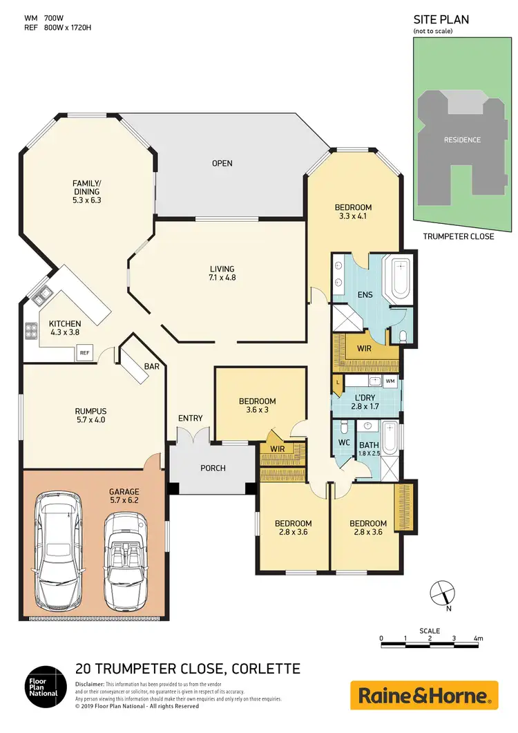 Floorplan of Homely house listing, 20 Trumpeter Circuit, Corlette NSW 2315