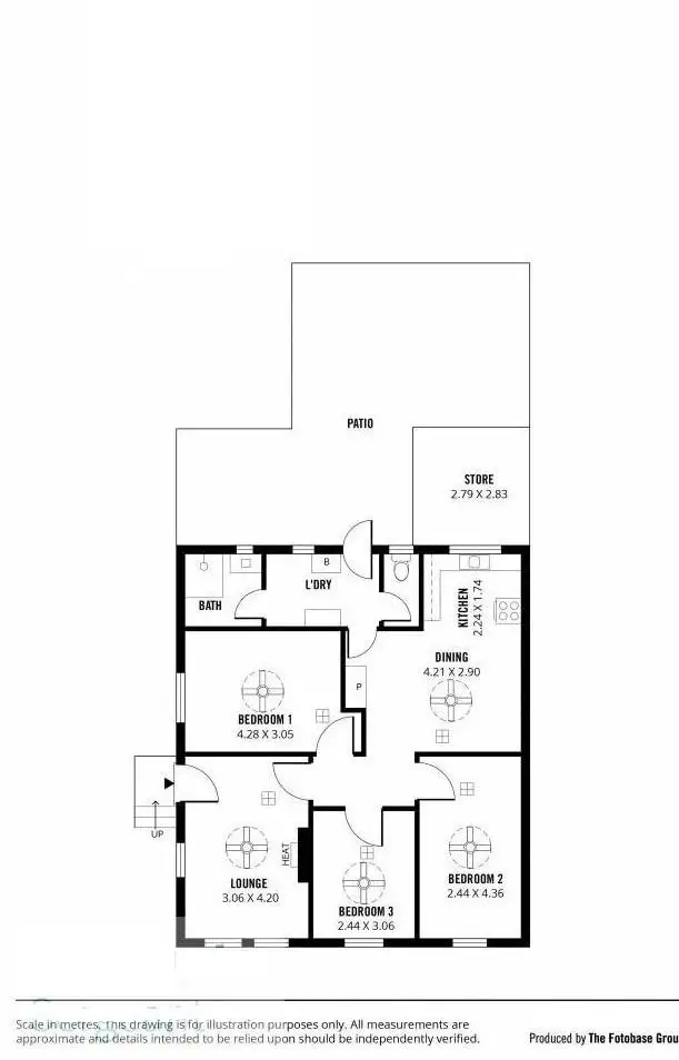Floorplan of Homely semi-detached listing, 3 Parallel Avenue, Salisbury North SA 5108