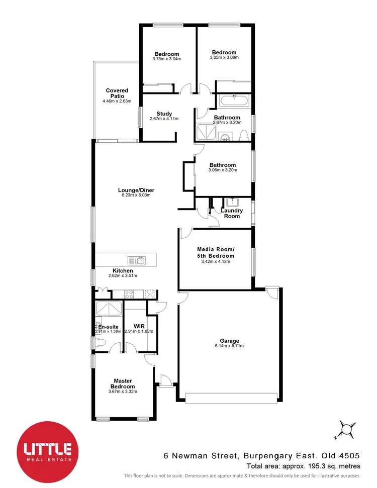 Floorplan of Homely house listing, 6 Newman Street, Burpengary East QLD 4505