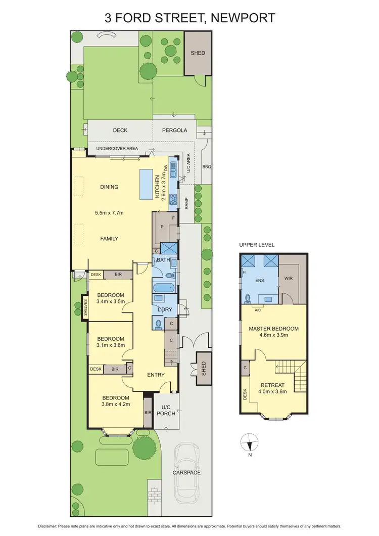 Floorplan of Homely house listing, 3 Ford Street, Newport VIC 3015