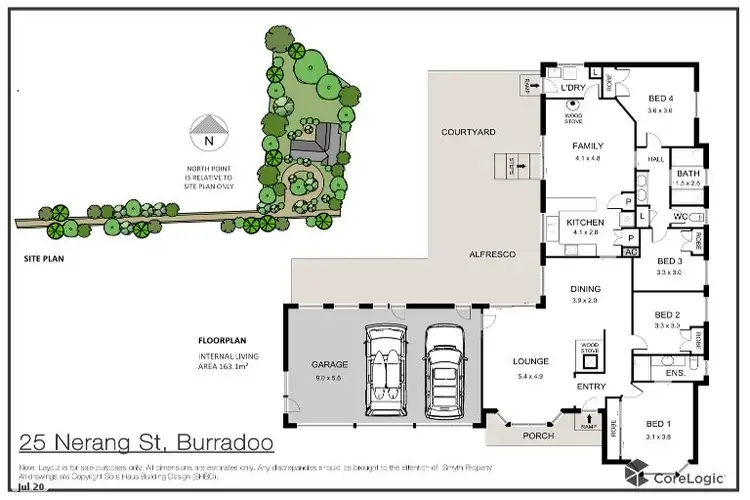 Floorplan of Homely house listing, 25 Nerang Street, Burradoo NSW 2576
