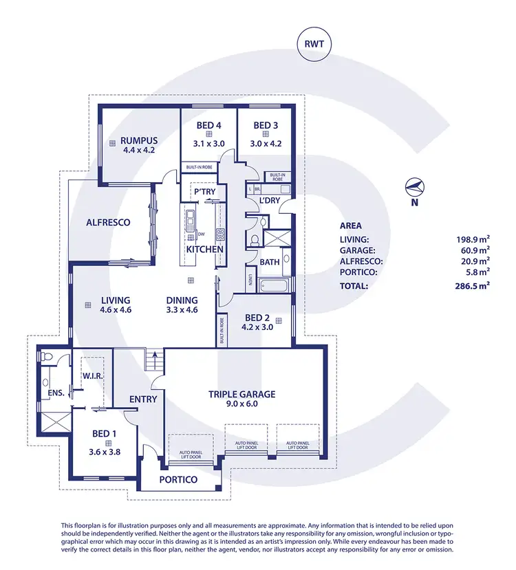 Floorplan of Homely house listing, 137 Bluestone Drive, Mount Barker SA 5251