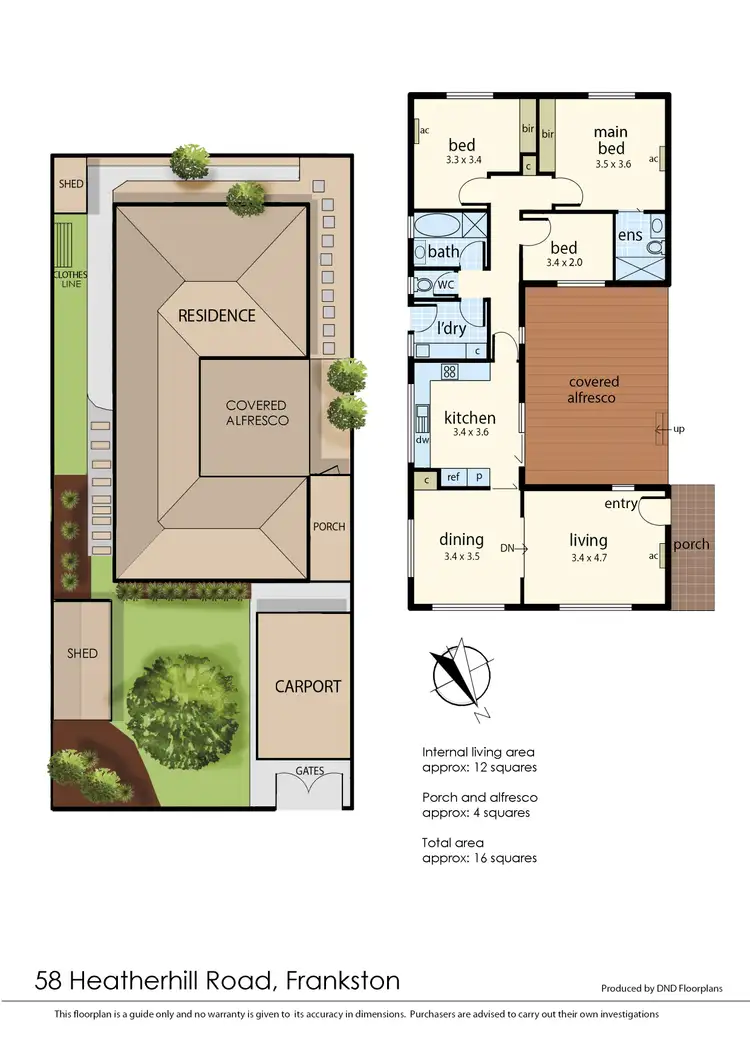 Floorplan of Homely house listing, 58 Heatherhill Road, Frankston VIC 3199