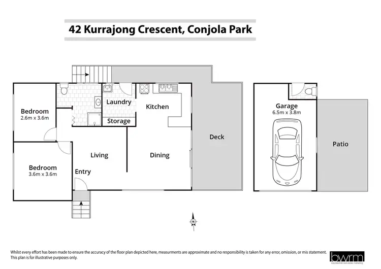 Floorplan of Homely house listing, 42 Kurrajong Crescent, Conjola Park NSW 2539