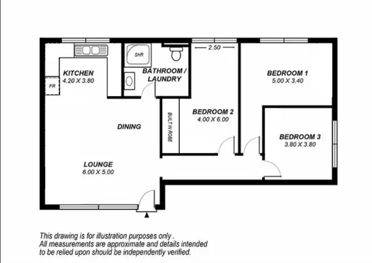 Floorplan of Homely house listing, 2/13 Burbank Avenue, Bedford Park SA 5042