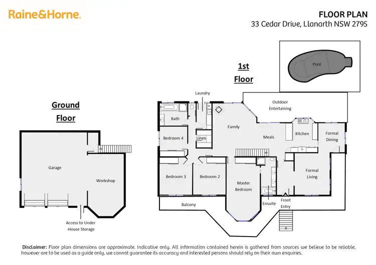 Floorplan of Homely house listing, 33 Cedar Drive, Llanarth NSW 2795