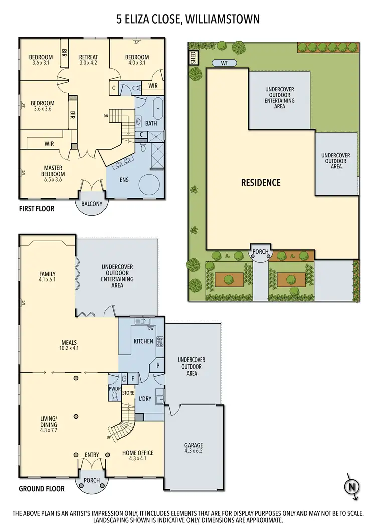 Floorplan of Homely house listing, 5 Eliza Close, Williamstown VIC 3016