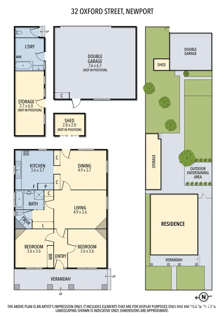 Floorplan of Homely house listing, 32 Oxford Street, Newport VIC 3015