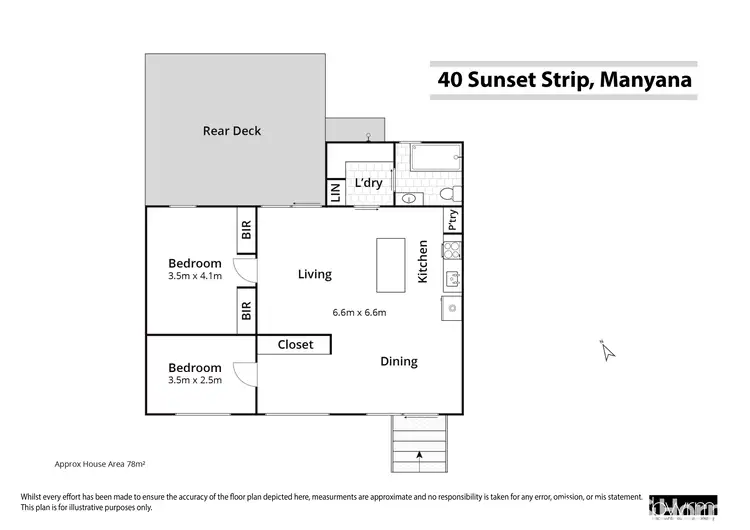 Floorplan of Homely house listing, 40 Sunset Strip, Manyana NSW 2539