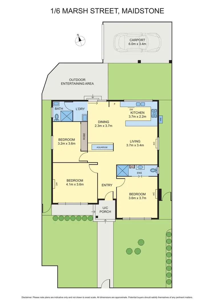 Floorplan of Homely house listing, 1/6 Marsh Street, Maidstone VIC 3012