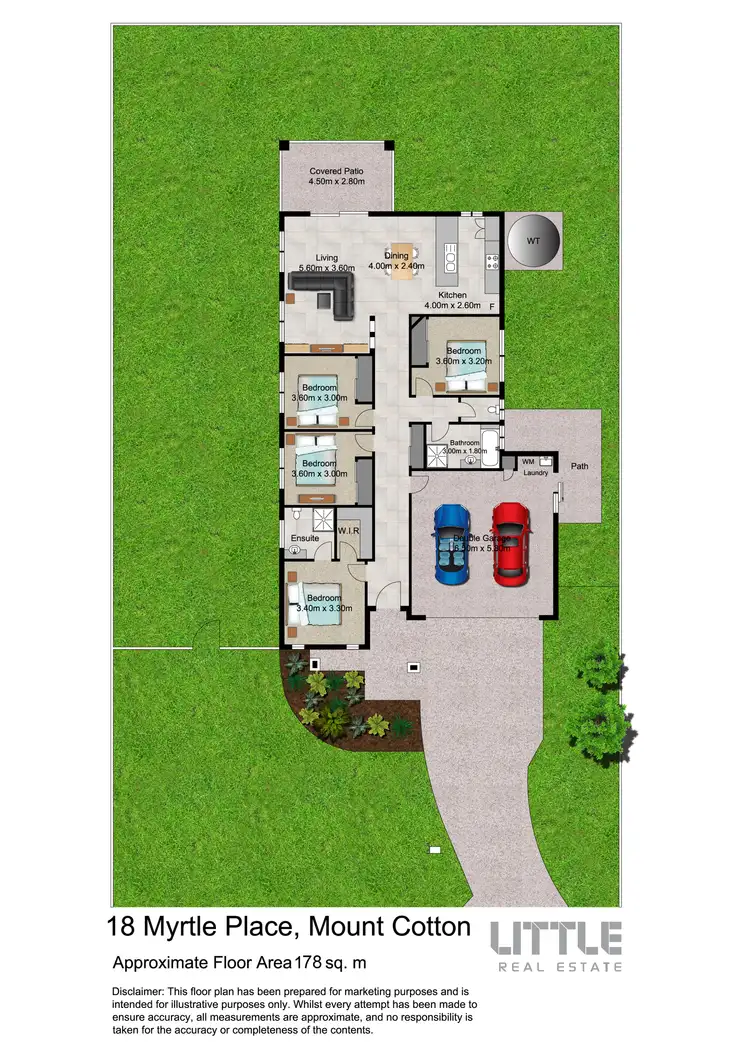 Floorplan of Homely house listing, 18 Myrtle Place, Mount Cotton QLD 4165