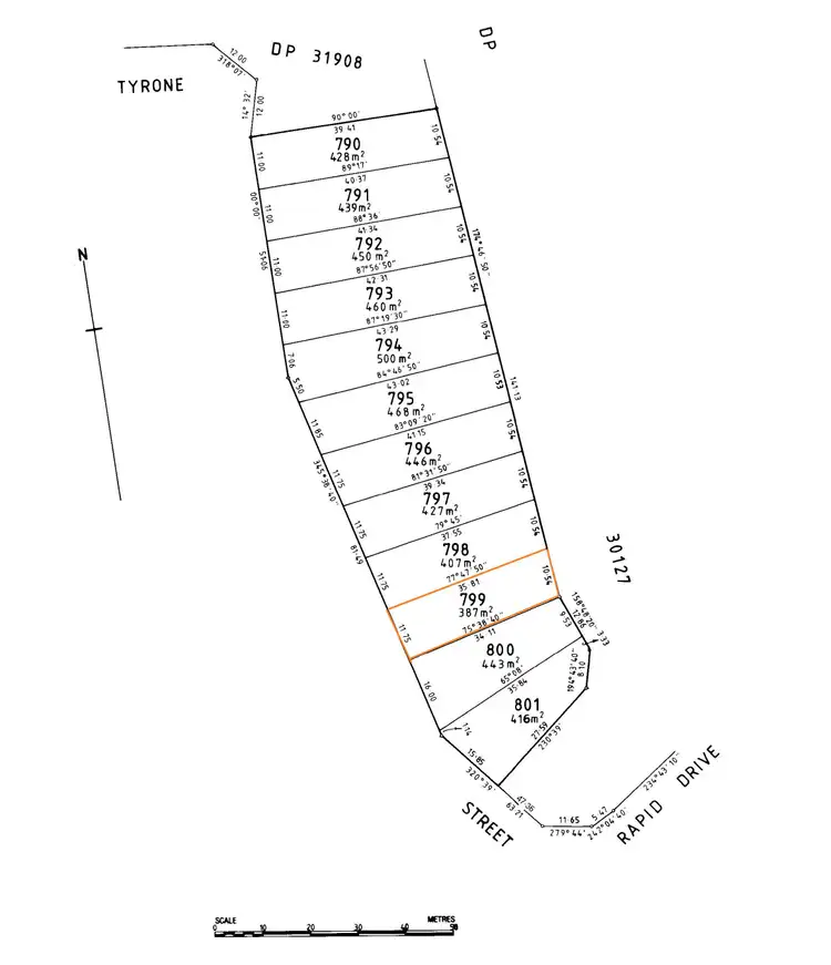 Floorplan of Homely land listing, 24 Tyrone Street, Mccracken SA 5211
