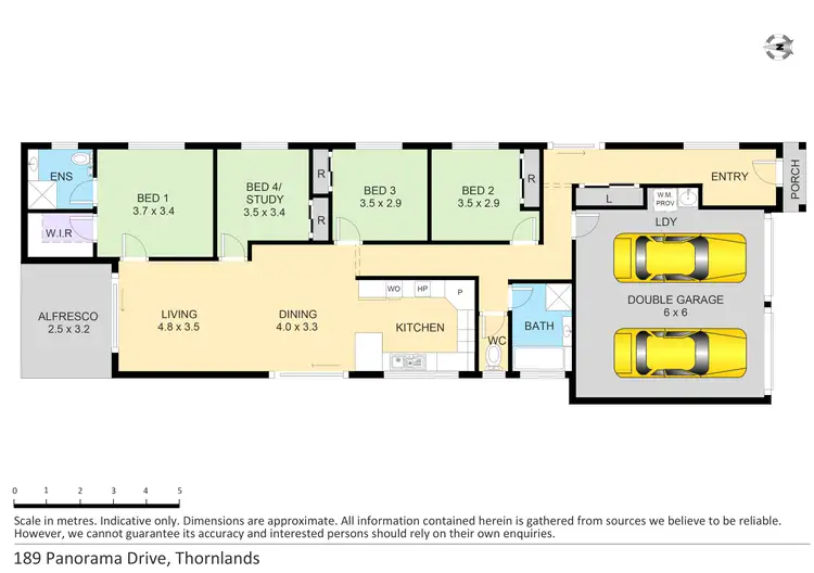 Floorplan of Homely house listing, 189 Panorama Drive, Thornlands QLD 4164
