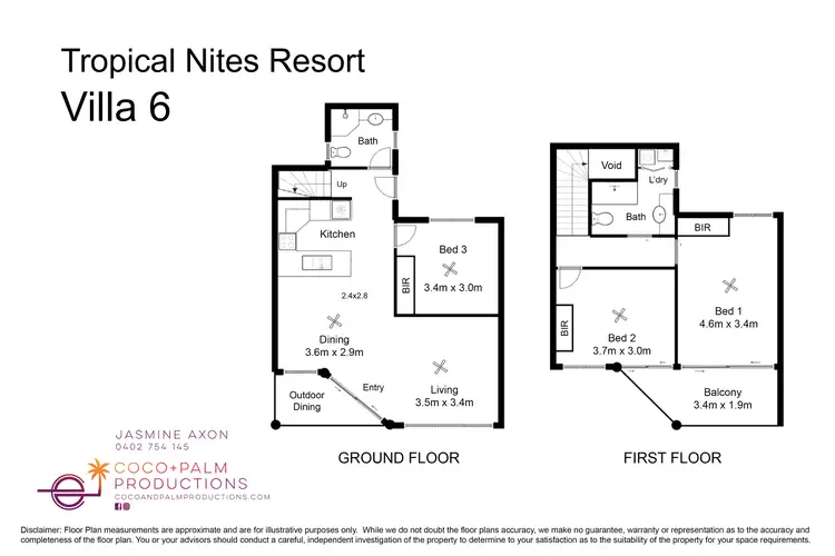 Floorplan of Homely unit listing, 6/119 Davidson Street (TROPICAL NITES), Port Douglas QLD 4877