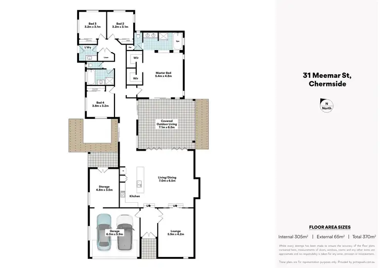 Floorplan of Homely house listing, 31 Meemar Street, Chermside QLD 4032